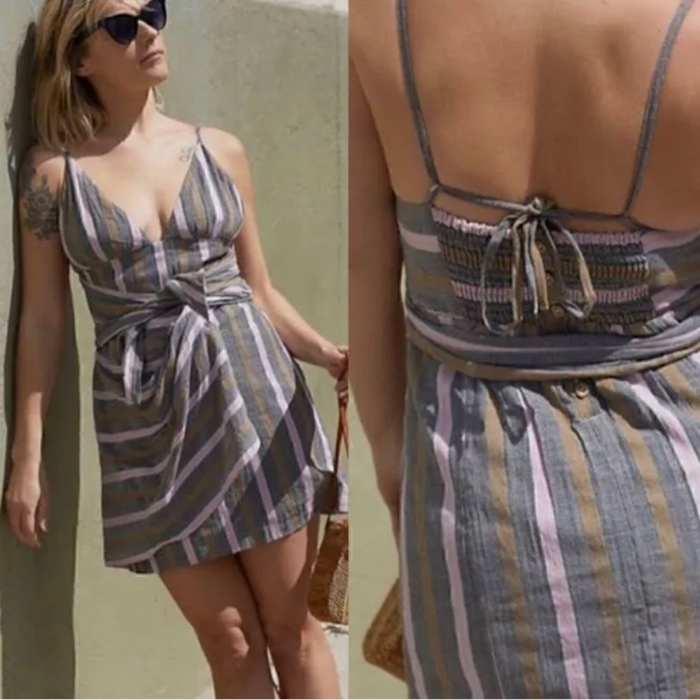 Free People Bohemian Party Time Mini Dress